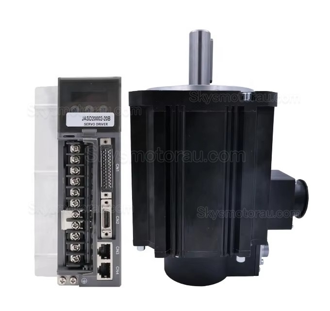 2.0KW AC Servo Motor Kit 130JASM520220K-17B+JASD20002-20B 9.55N.m 220V 10.2A 2000RPM with JASD20002-20B Servo Driver